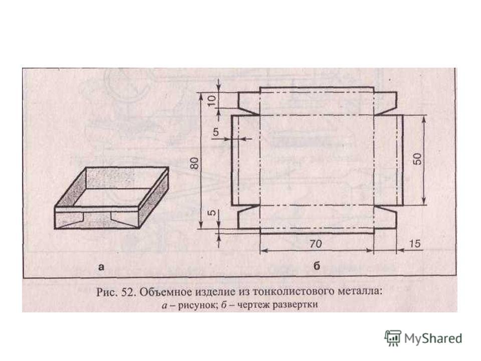 Изделие из металла 6 класс технология. Технологическая карта коробки из тонколистового металла. Чертеж коробки из тонколистового металла. Чертеж коробочки из тонколистового металла. Развертка коробочки из тонколистового металла чертежи.