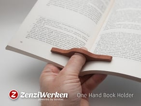 One Hand Book Holder cnc/laser