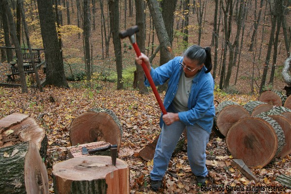 how to chop your own wood