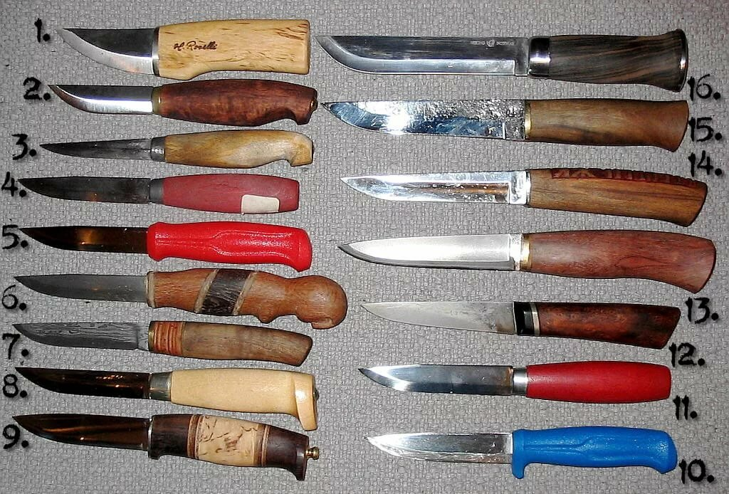 нож из рессоры фото