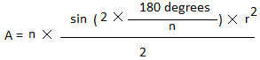 n-gon area formula