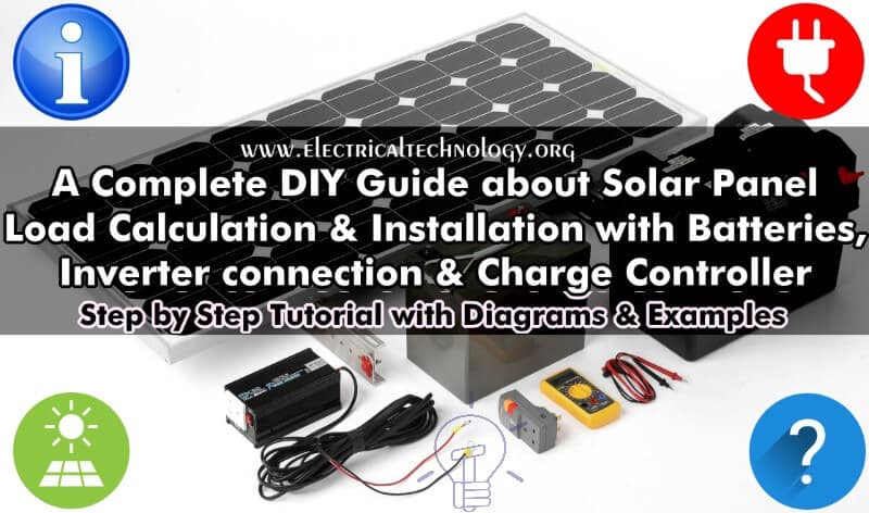 Solar Panel Installation: Step by Step Procedure with calculation and examples