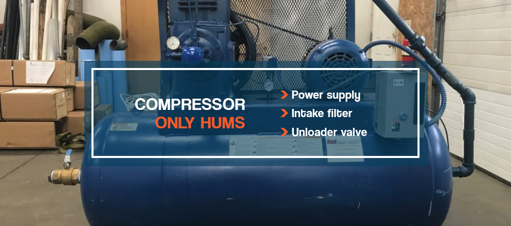 Compressor only hums